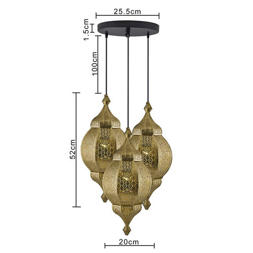 Metal Set Hanging Light Pendant