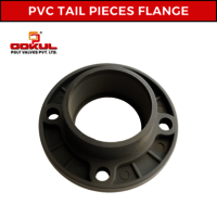 Pvc Tail Piece Flange - Color: Gray