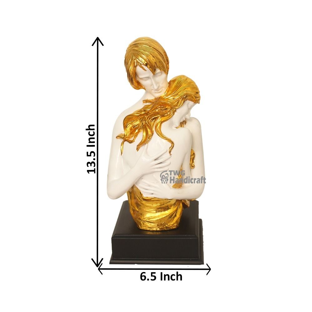 Abstract Sculpture Gold Plated Decorative Article