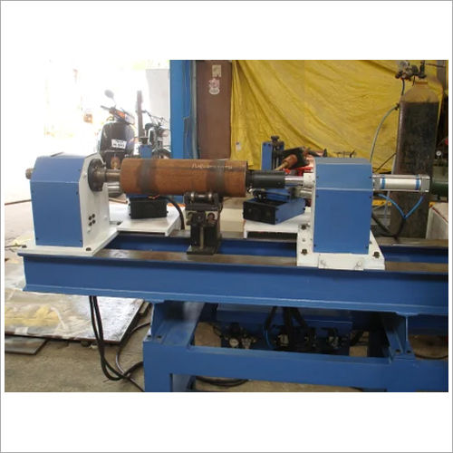 Blue Conveyor Roller Welding Automation