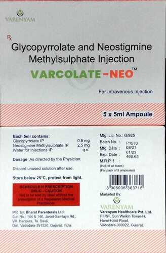 VARCOLATE NEO INJ
