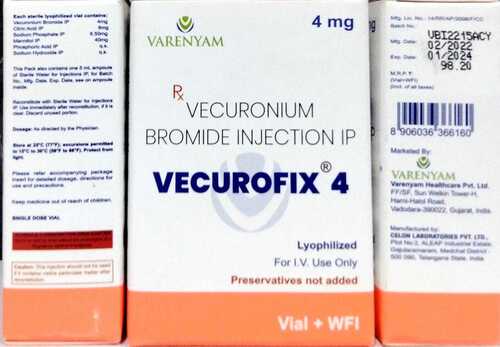 VECUROFIX 4MG INJ