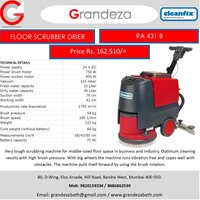 CLEANFIX RA 431 B Floor Scrubber Drier