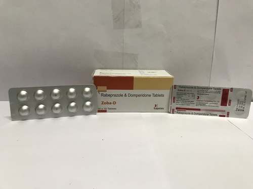 Rebeprazole 20 mg AND Domperidone 10 mg