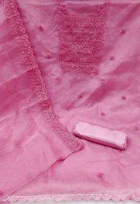 Bhoomi Pink Tissue Dress Material