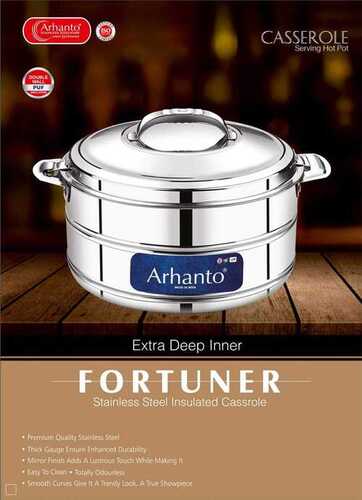 Fortuner Stainless Steel Insulated Casserole