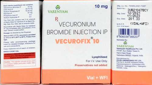 VECUROFIX 10MG INJ