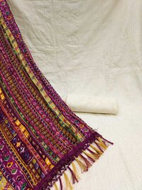 Bella Purple Dyable Chanderi Dress Material