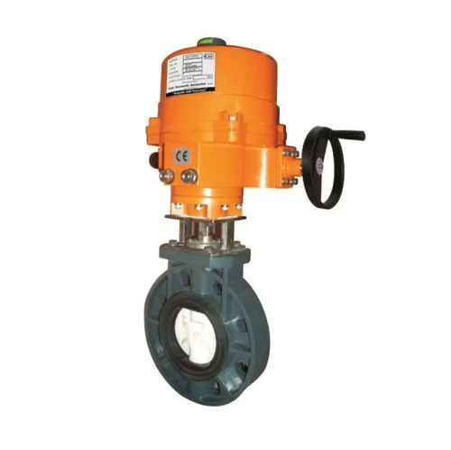 Electric Actuator Operated UPVC Body Butterfly Valve