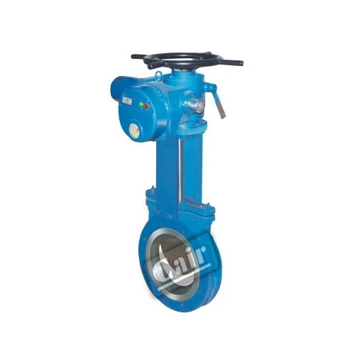 Blue Industrial Edge Gate Valve