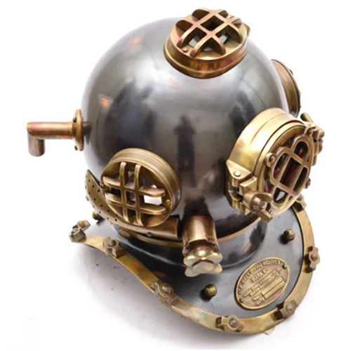 Black Diving Helmet