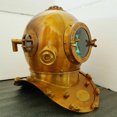 18 Inch Antique Diving Divers Helmet