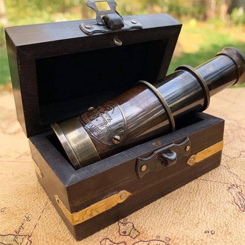 Ambassador 80 AZ Brass Telescope