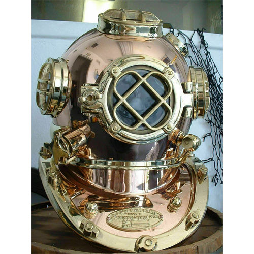 Solid Copper Brass Diving Helmet