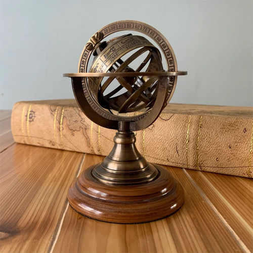 Brass Sphere Globe