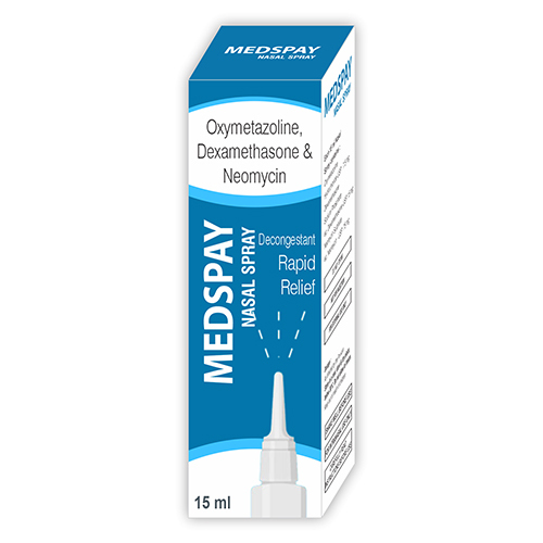 15ml Oxymetazoline Dexamethasone And Neomycin Nasal Spray