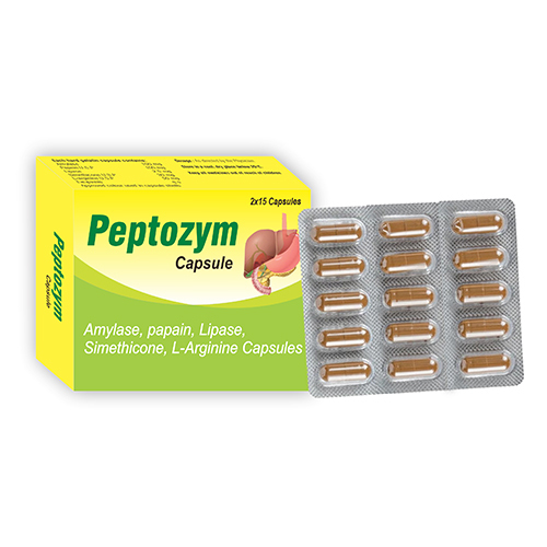 Amylase Papain Lipase Simethicone L-Arginine Capsules General Medicines