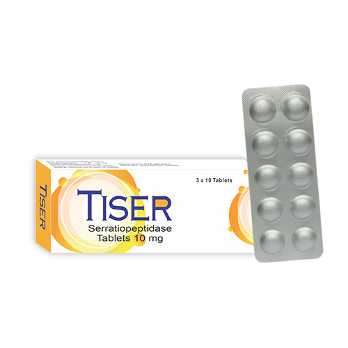 10mg Serratiopeptidase Tablets