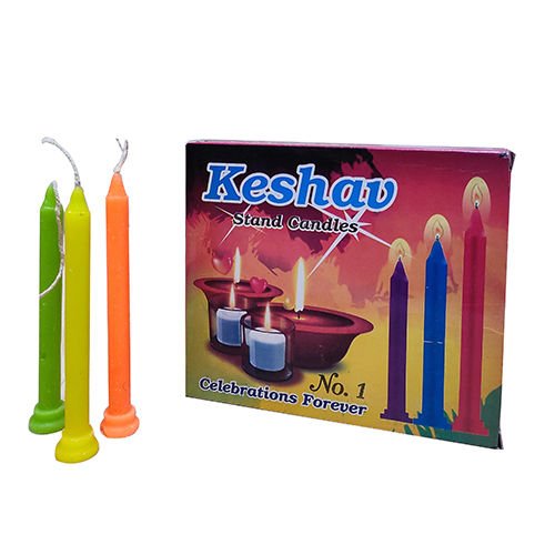 Multicolor Keshav No1 Stand Candle 300x15