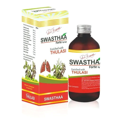 450Ml Swasthaa Forte Respiratory Syrup Room Temperature