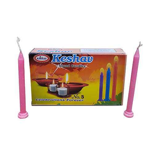 100x12 Keshav No. 5 Coloured Stand Candles