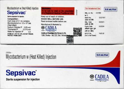 SEPSIVAC (MYCOBACTERIUM SODIUM CHLORIDE) INJ