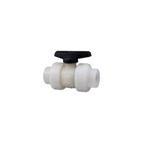 White Pvdf Ball Valve Socketed