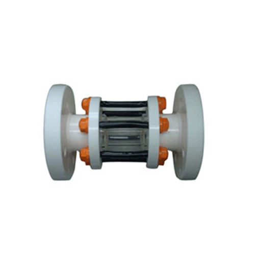 White Pp Sight Glass Valve