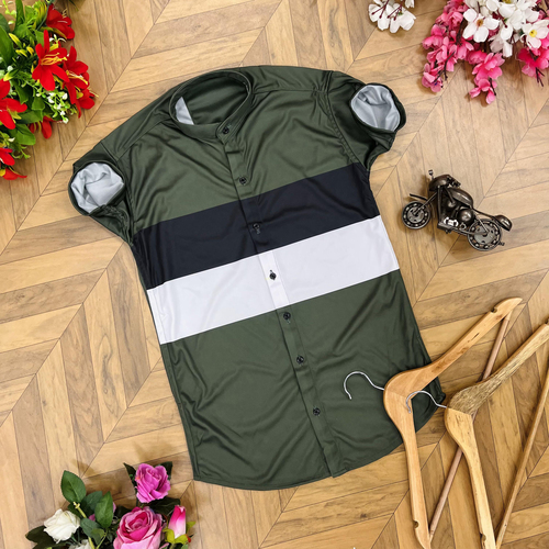 Mens Casual Half Sleeve Shirt
