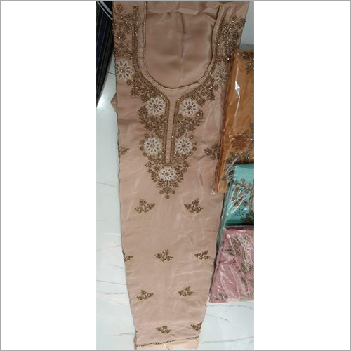 Cotton Crape Fancy Handwork Suits