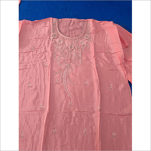 Embroidery Crape Handwork Fancy Suit