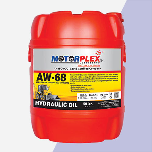 Motorplex Hydraulic Oil 50 Ltr Aw-68