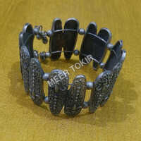 Stylish Oxidised Metal Bangle