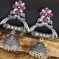 Ladies Oxidised Earrings