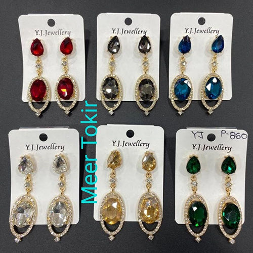 Western Stone Artificial Earrings