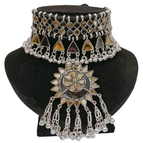 Ladies Oxidised Afghani Necklace