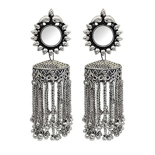 Ladies Oxidised Earrings