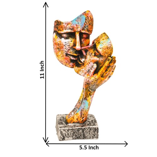 Human Face Abstract Idol For Interior Decor