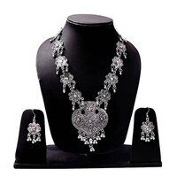 Stylish Oxidised Chokker Necklace Set