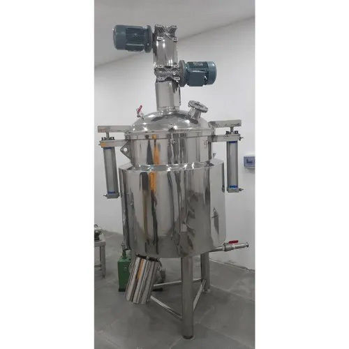 Semi Automatic Vacuum Emulsion Mixer Machine