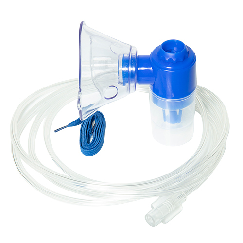 Transparent & Blue Mnp-215 Pediatric Nebulizer Mask