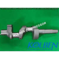 Sabroe Cmo 2 Crankshaft Assembly And Bearings - Export Worthy Packaging, Portable Reciprocating Compressor In Silver Finish