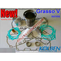 Grasso V Series Reciprocating Compressor - Gray, Industrial Usage, Portable With After Sales Service | Technical Specification, Compressor Kit Availability