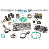 Bock Compressor Parts - Reciprocating Compressor Kit With Cylinder, Piston, Connecting Rod, Crank Shaft And Gasket Set, Gray Color | Industrial Use, Complete Motor And Oil Included