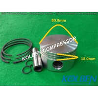 Bock F14-fx14-f16-fx16 Piston Assembly - Export Worthy Packaging, Industrial Usage, Gray Reciprocating Compressor Spare Type