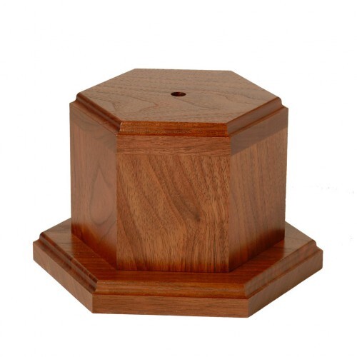 Wooden Round Base - Sheesham Wood, 5x3 Inch, Natural Finish | Customized Color, Logo, Packaging, Polished for Arts and Crafts, Home and Wedding Decoration