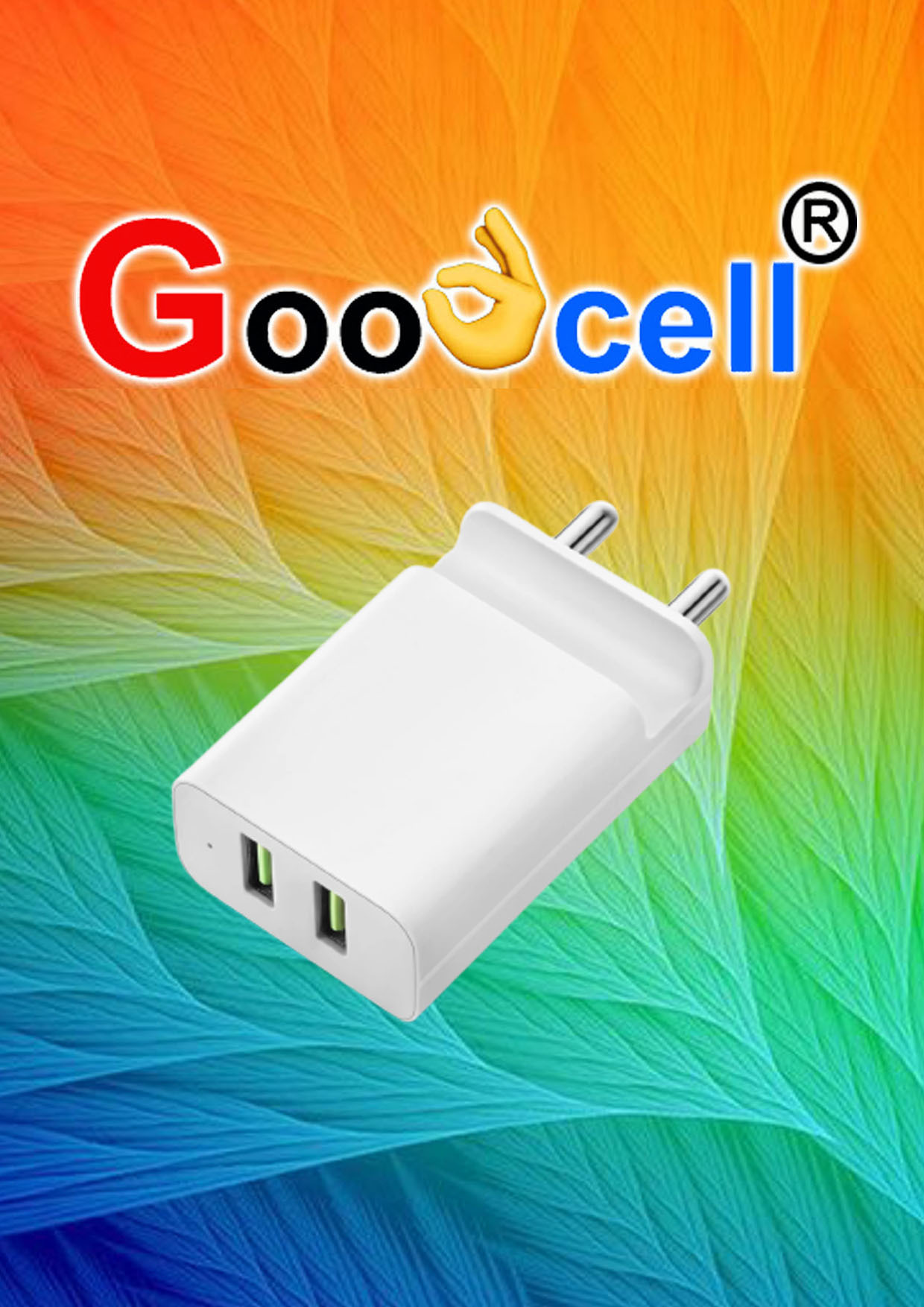 3.5 Double USB Charger Adapter