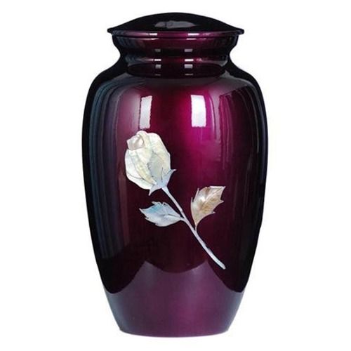 ALUMINIUM URN PURPLE