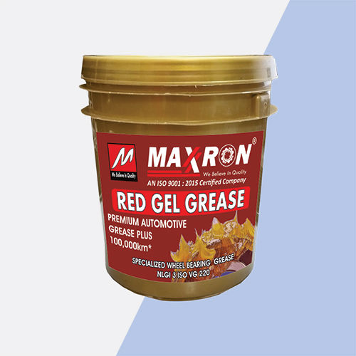 Red Gel Grease Application: Industrial