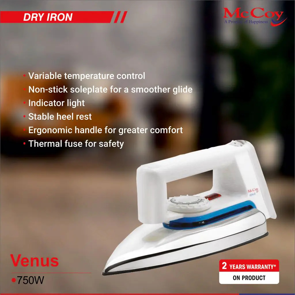 VENUS 750 W Dry Iron